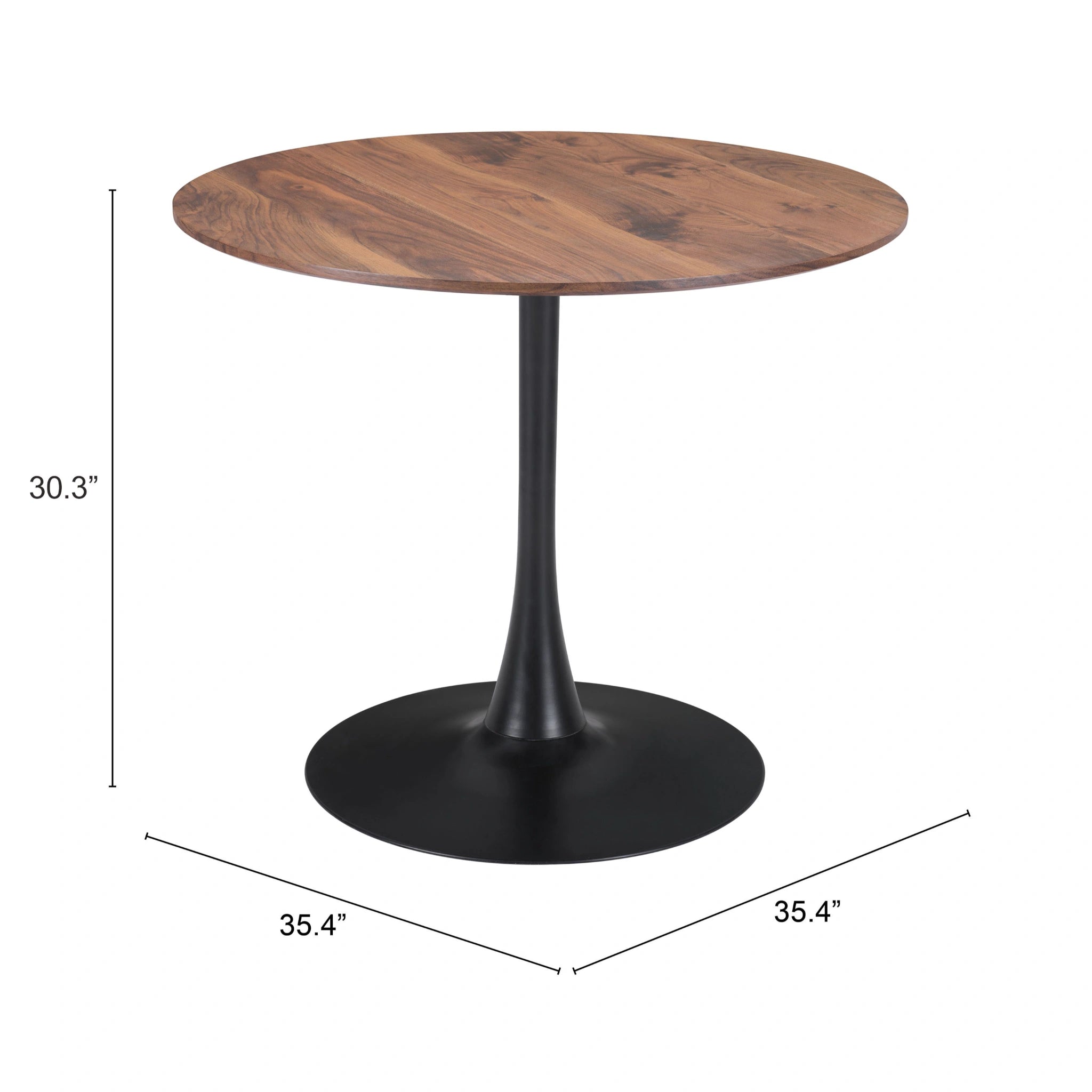 Opus Dining Table Brown & Black image 15