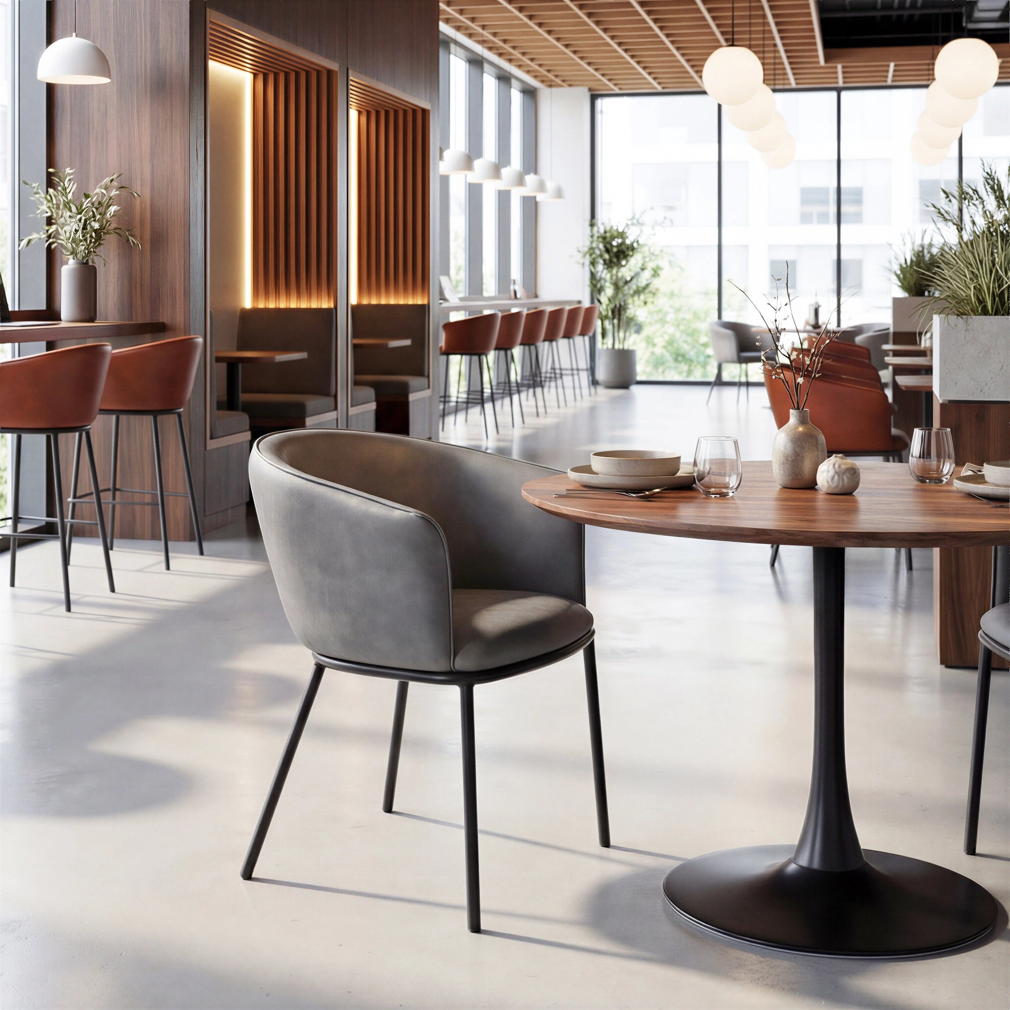 Opus Dining Table Brown & Black image 8