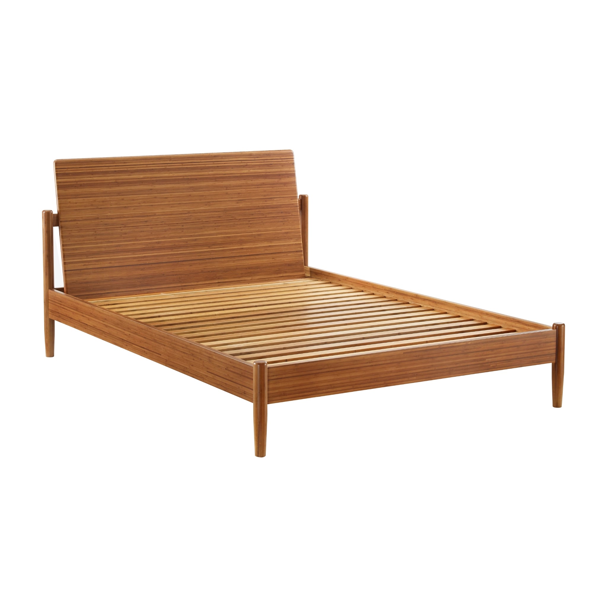 Queen Solid Bamboo Monterey Platform Bed, Amber by Greenington image 3