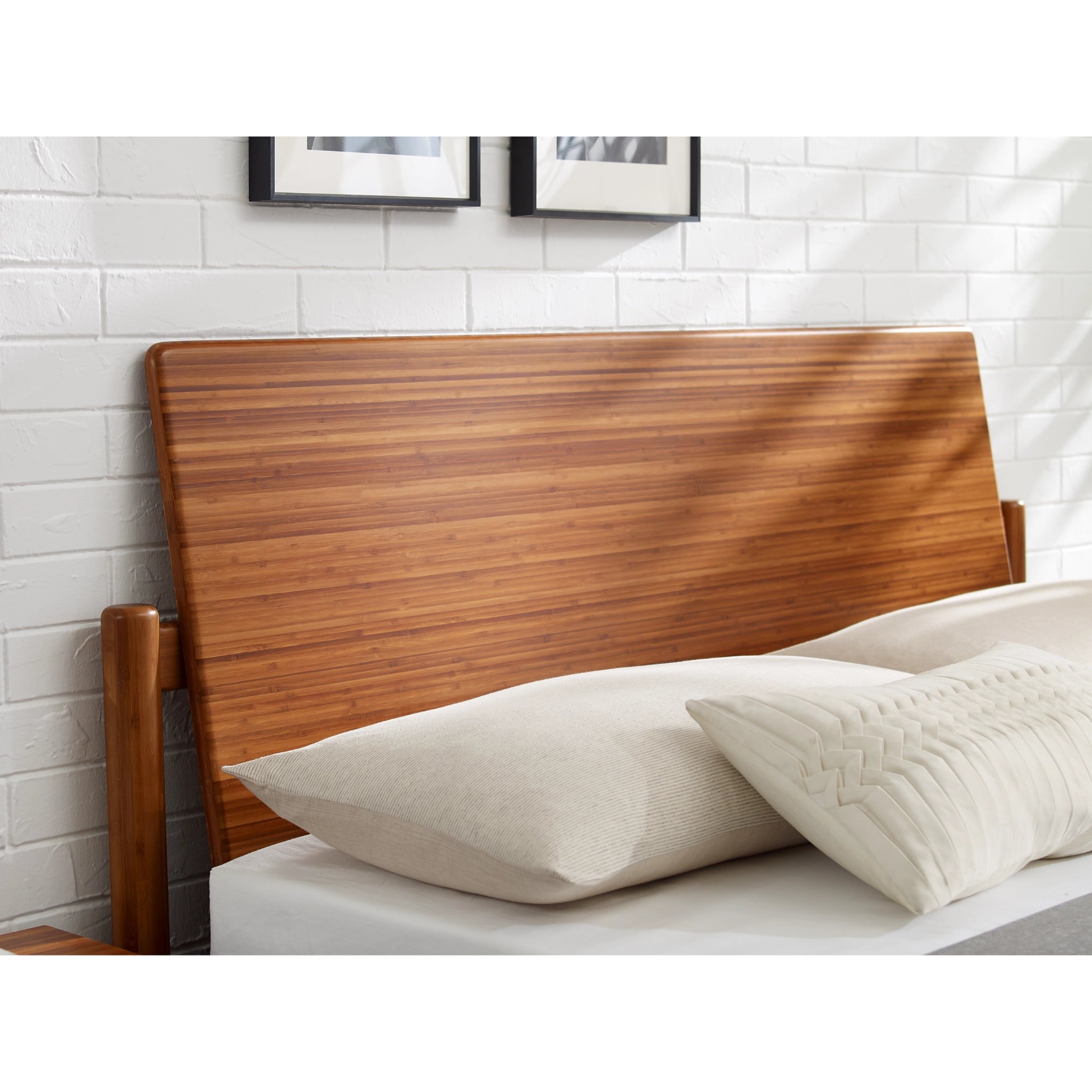 Queen Solid Bamboo Monterey Platform Bed, Amber by Greenington image 7