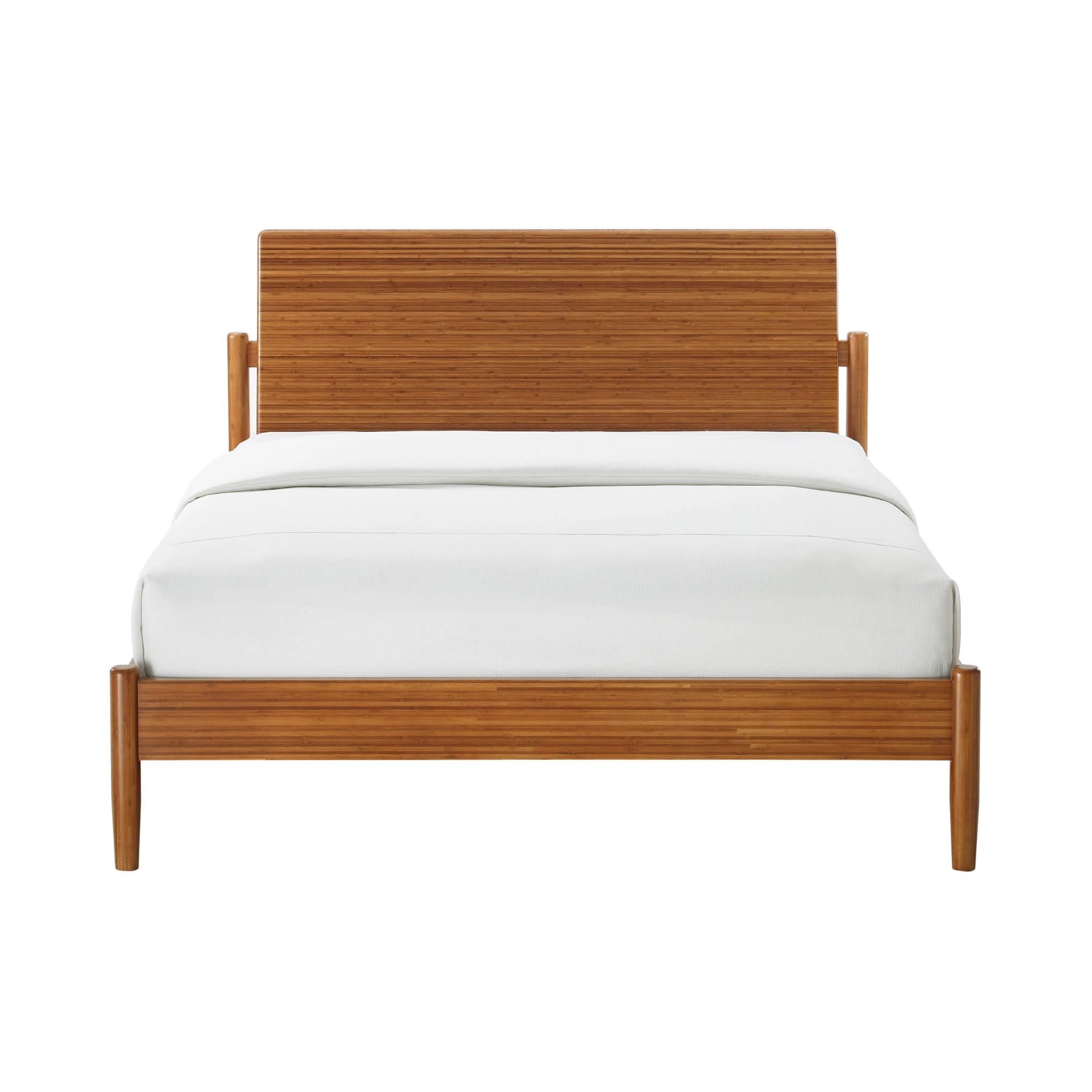 Queen Solid Bamboo Monterey Platform Bed, Amber by Greenington image