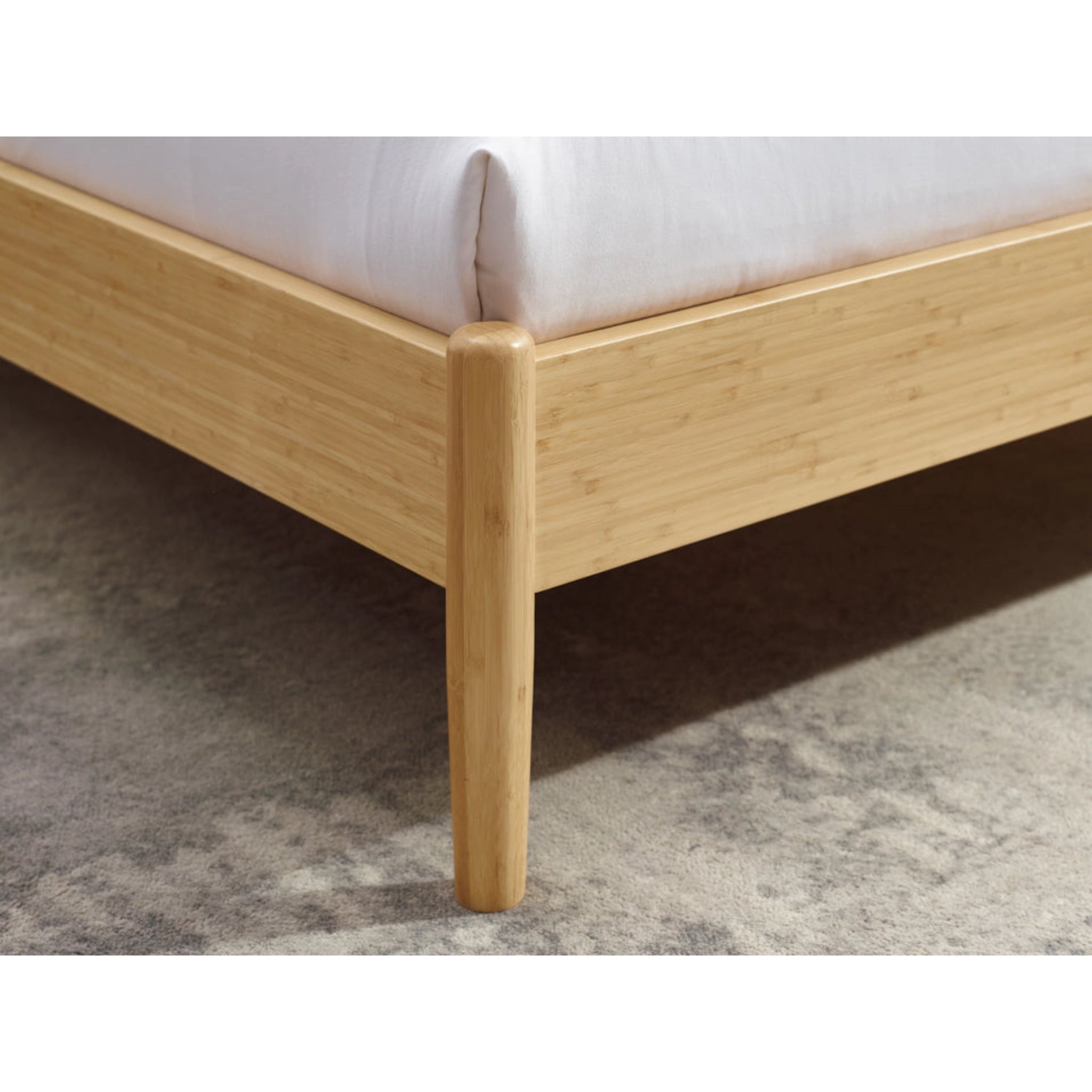Queen Solid Bamboo Monterey Platform Bed, Wheat by Greenington image 8