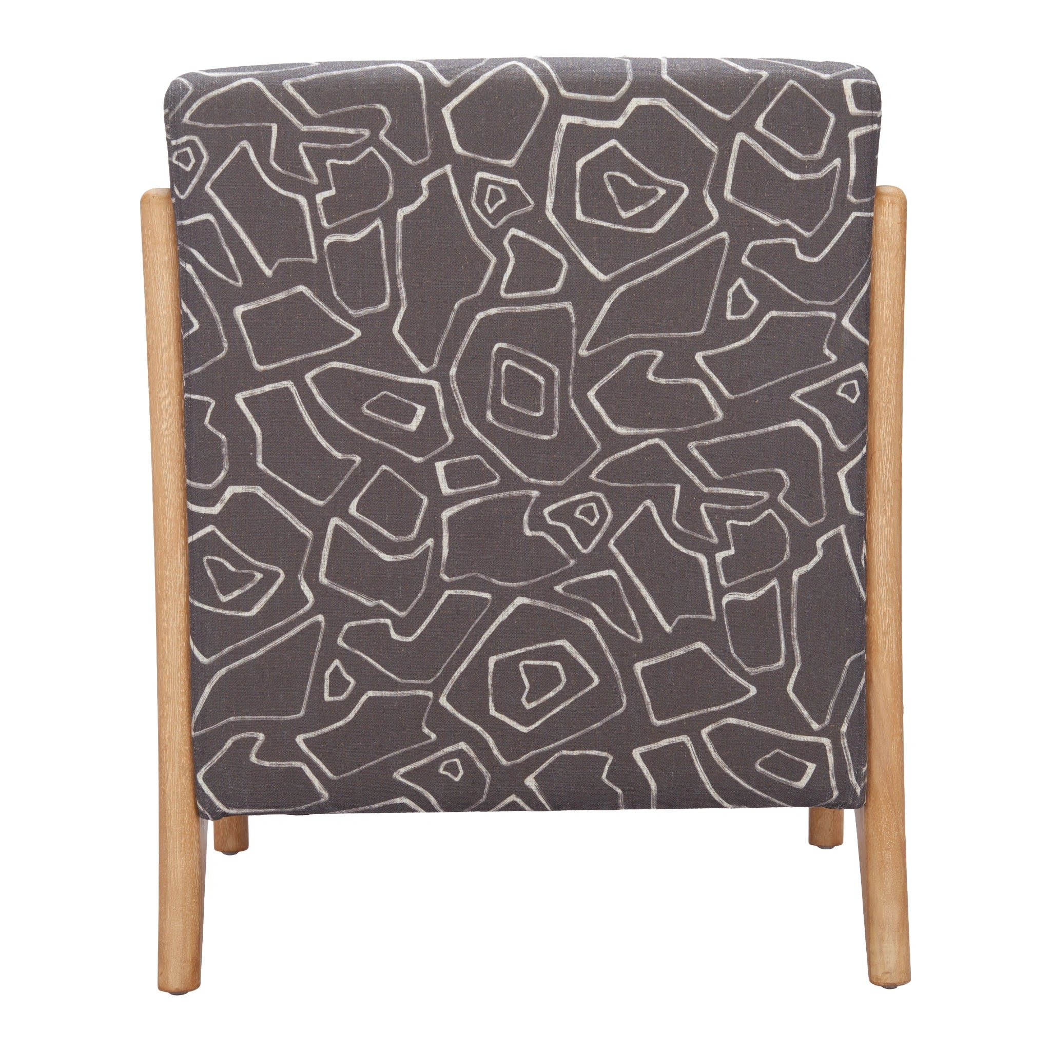 Runa Accent Chair Gray & Natural image 3