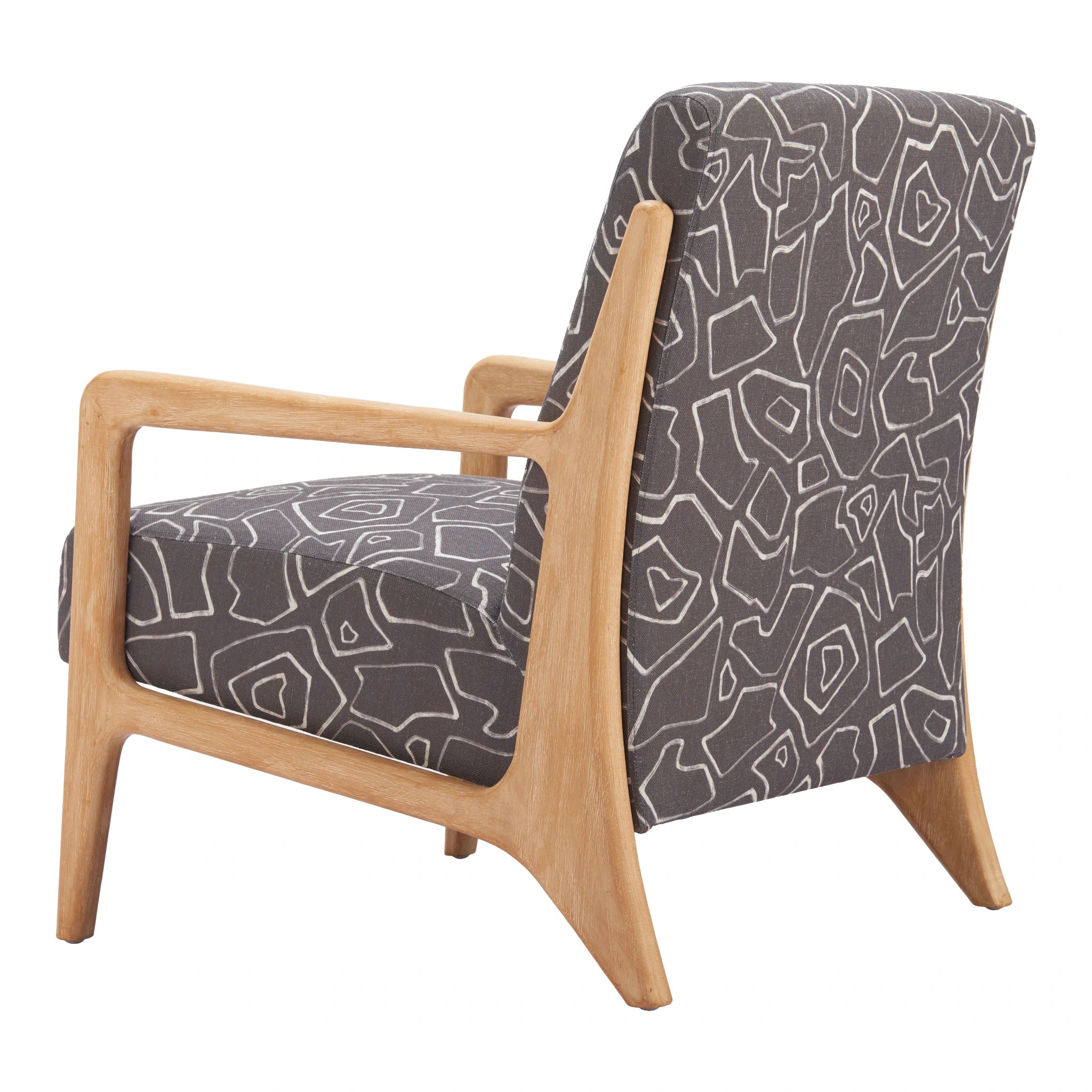 Runa Accent Chair Gray & Natural image 4