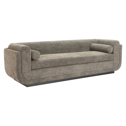 Green Tweed Chenille Sofa