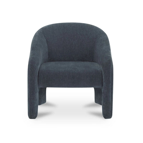 Slate Blue Upholstered Accent Chair