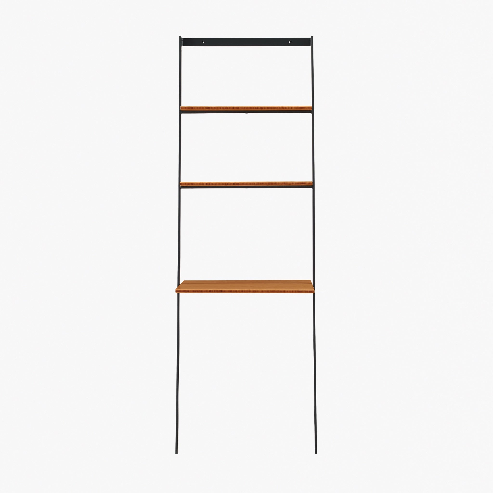 Solid Bamboo and Steel Studio Plus Leaning Desk, Amber by Greenington image 2