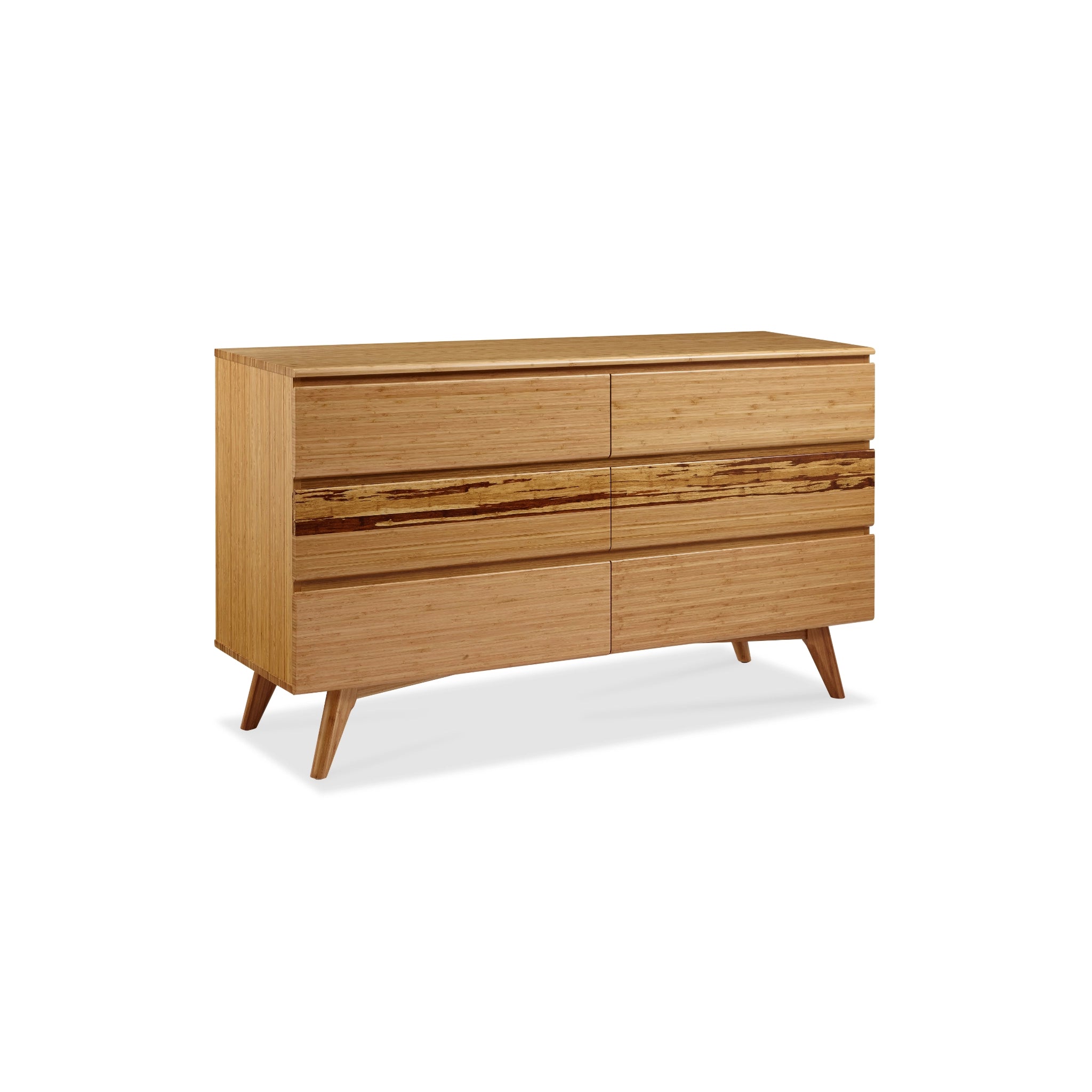 Caramelized Azara Six Drawer Dresser - Greenington Caramelized Azara Six Drawer Dresser - Greenington