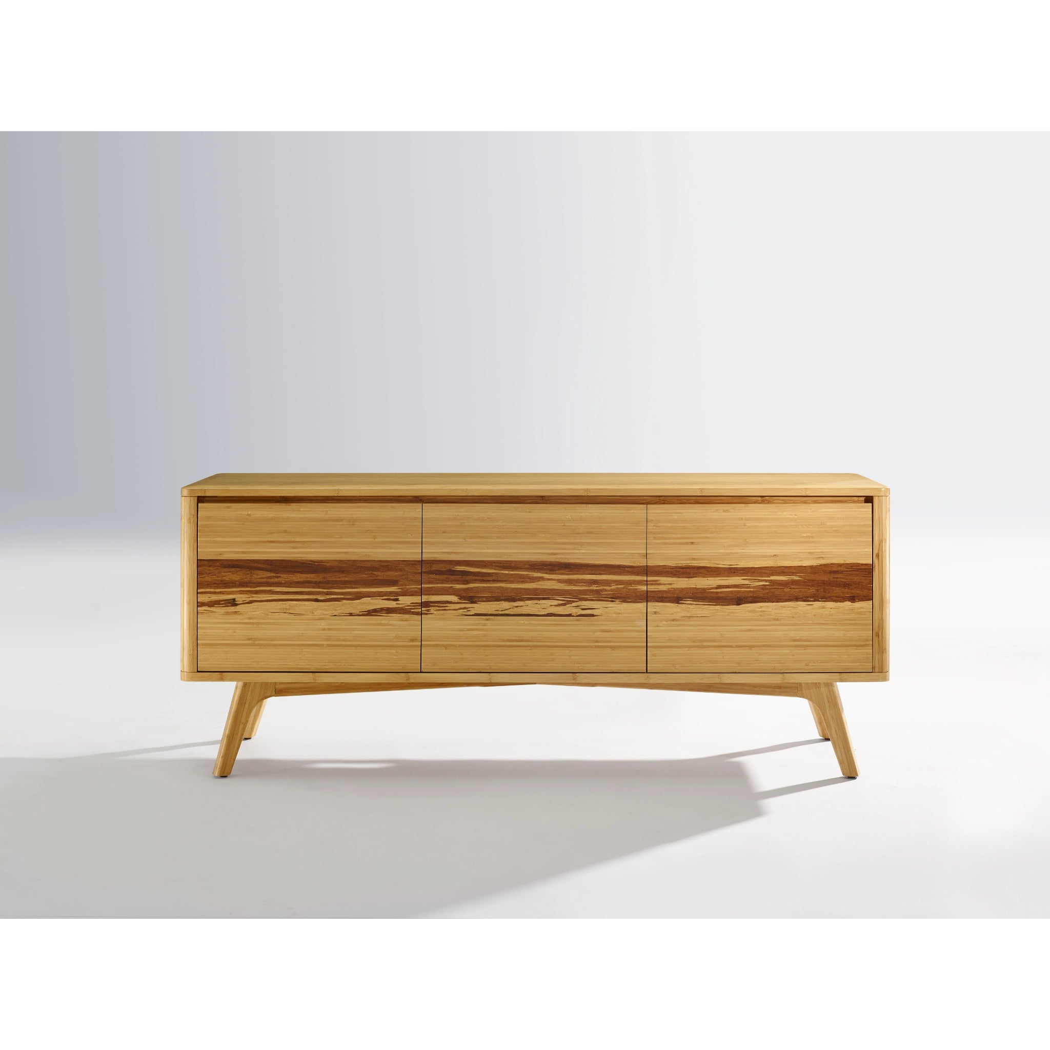 Solid Bamboo Media Center, Caramelized - Azara by Greenington