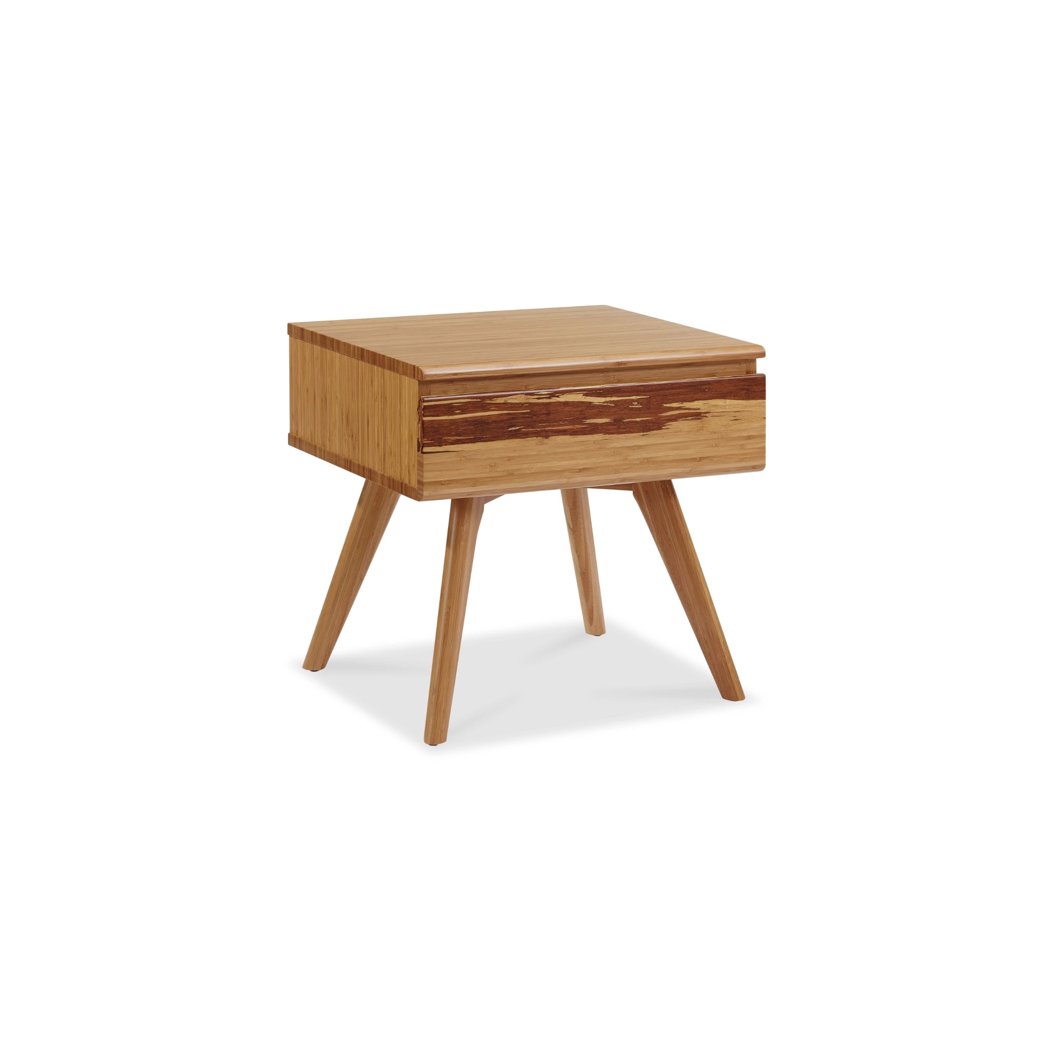 Solid Bamboo Nightstand, Caramelized - Azara by Greenington