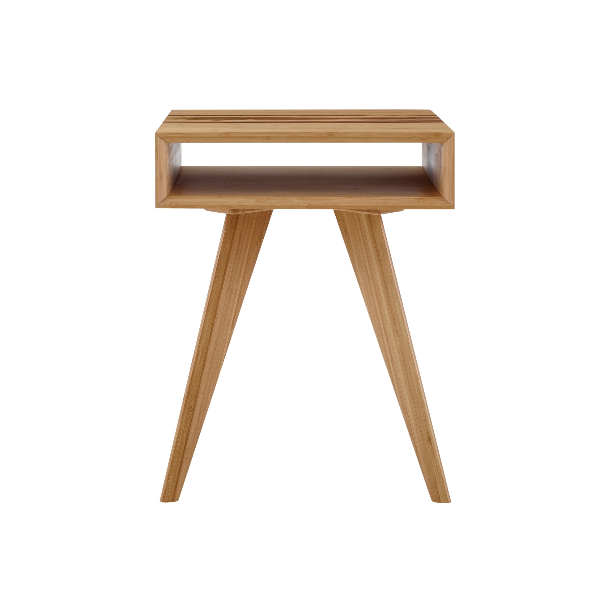 Solid Bamboo Azara Side Table, Caramelized by Greenington image 2