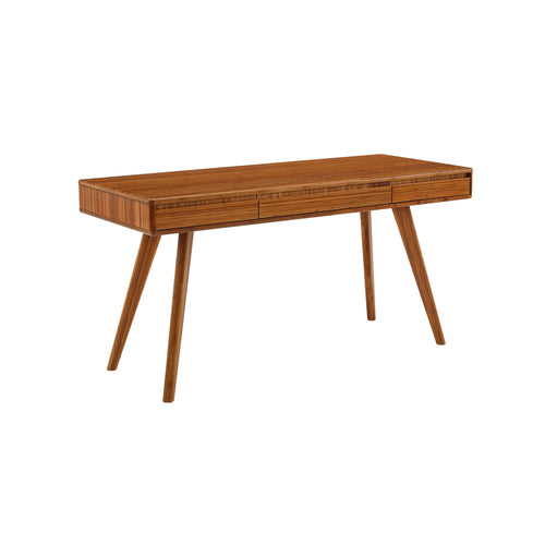 Solid Bamboo Writing Desk, Amber - Currant by Greenington
