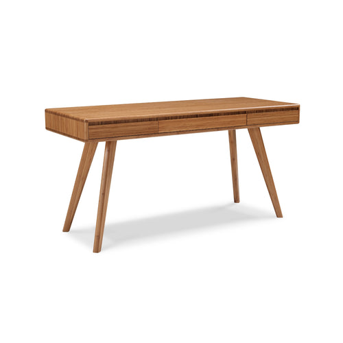 Solid Bamboo Writing Desk, Caramelized - Currant by Greenington