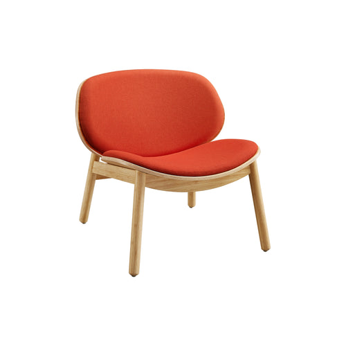 Solid Bamboo Danica Lounge Chair, Wheat-Red - Danica Lounge Chair by Greenington