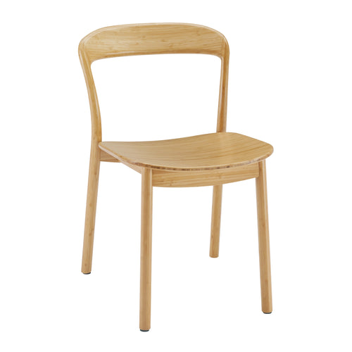Solid Bamboo Dining Chair, Wheat - Hanna Dining Chair Bamboo Seat by Greenington