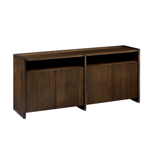 Solid Bamboo Sideboard, Black Walnut - Hudson Sideboard by Greenington