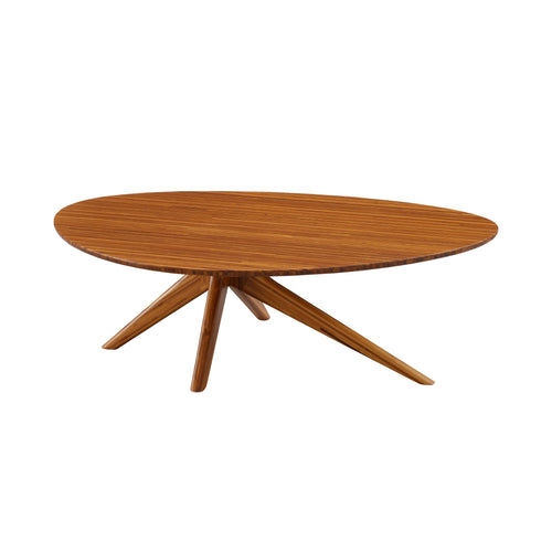 Solid Bamboo Coffee Table, Amber - Rosemary by Greenington