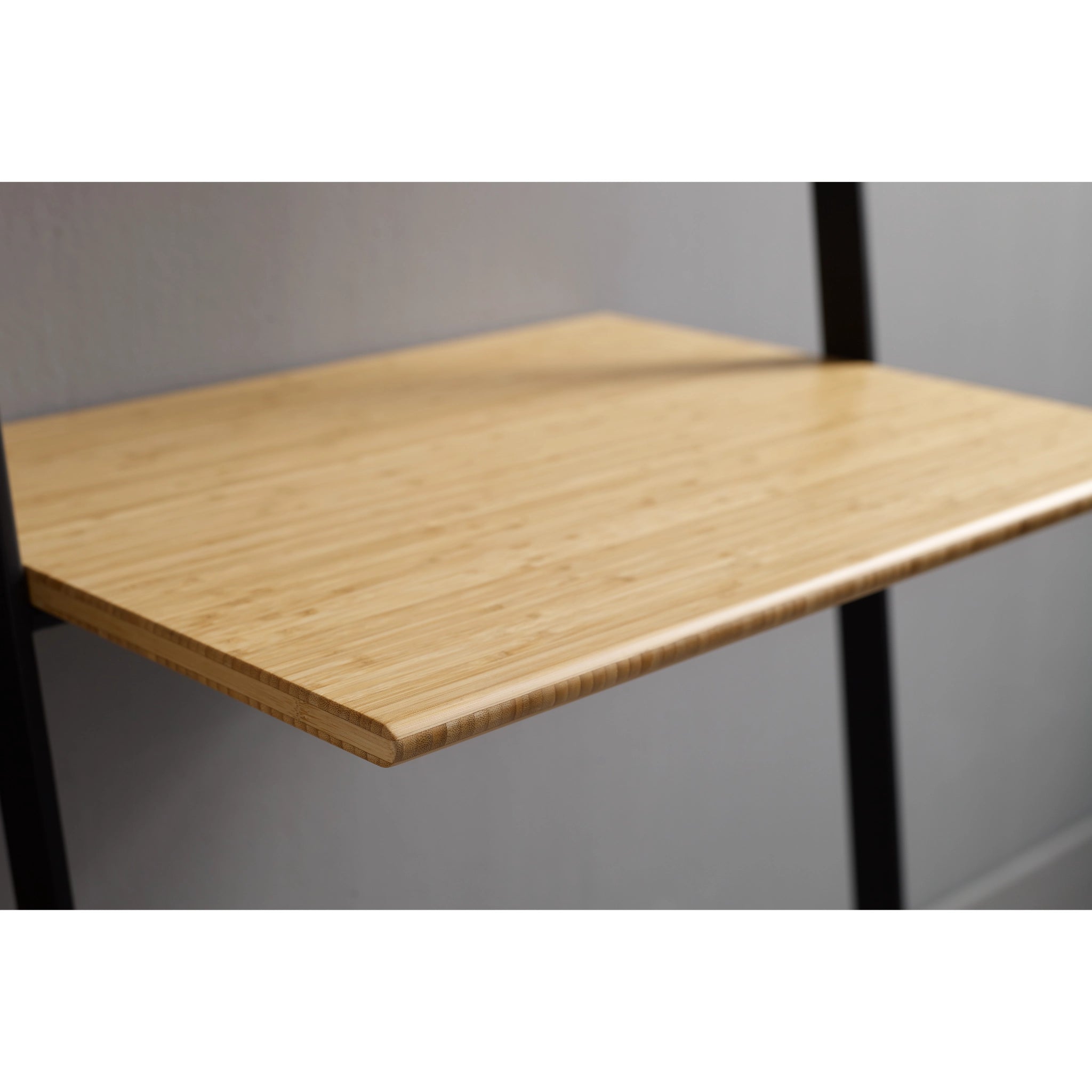 Solid Bamboo Santa Cruz Leaning Desk, Wheat by Greenington image 4