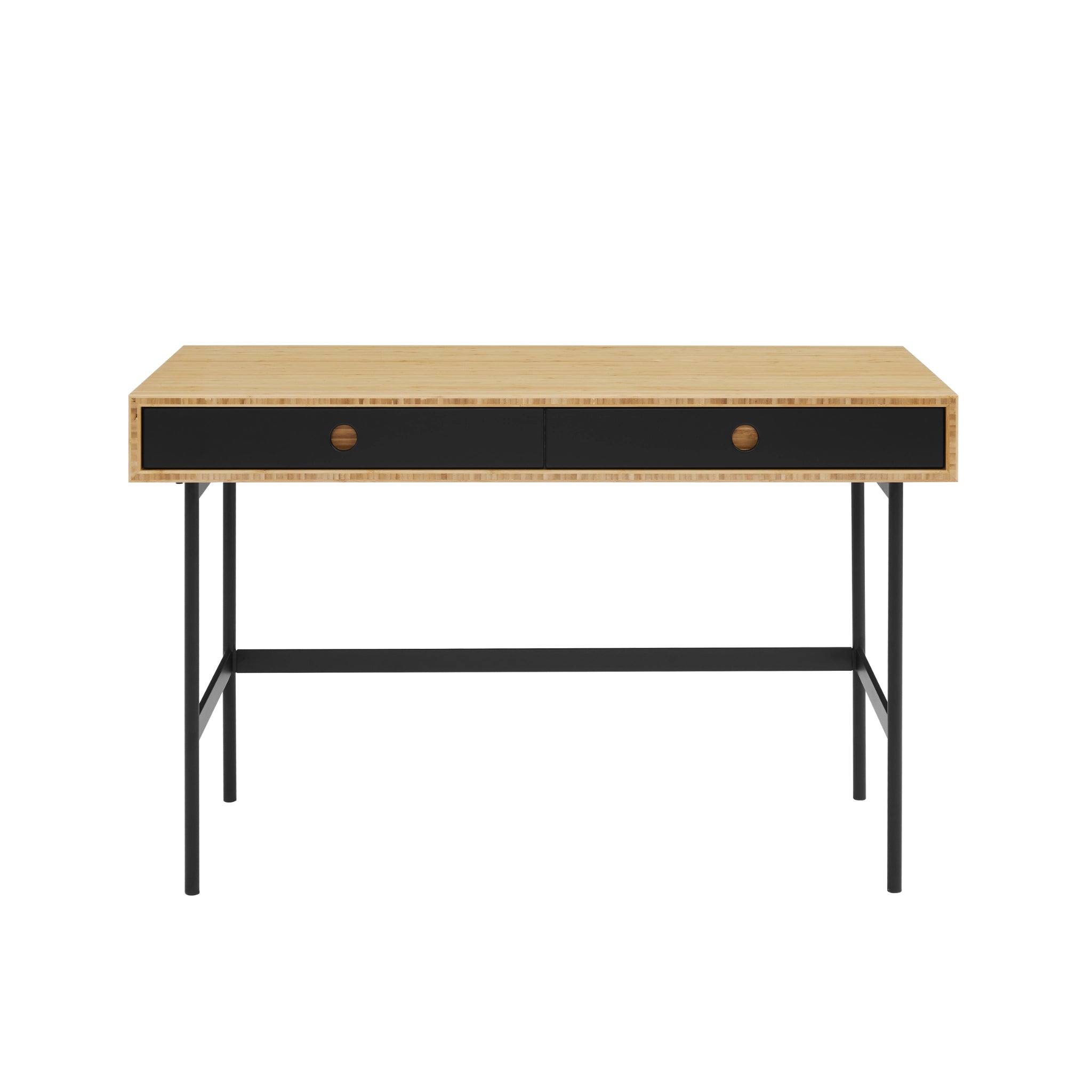 Solid Bamboo Santa Cruz Writing Desk, Wheat by Greenington image 2