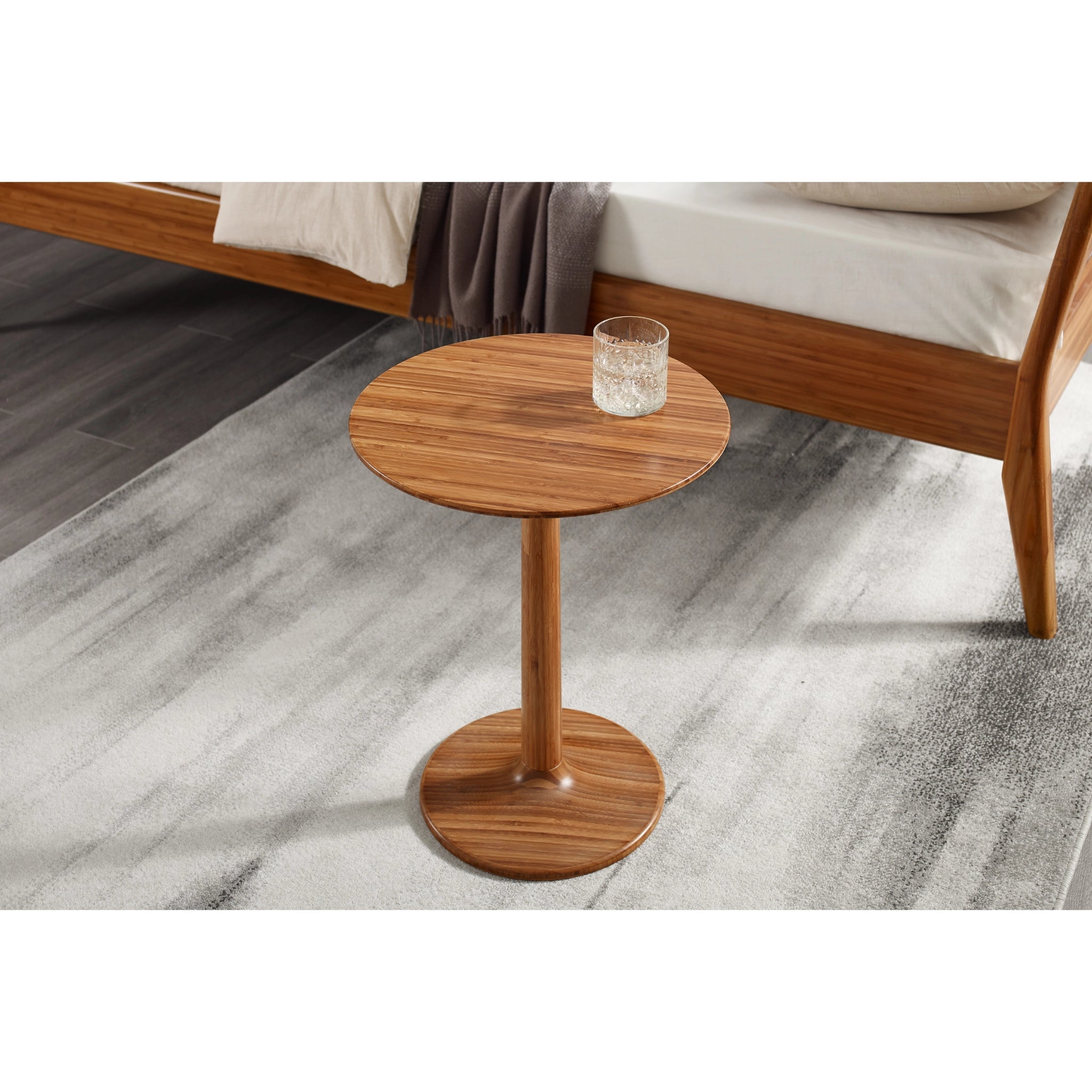 Solid Bamboo Sol Side Table, Amber by Greenington image 5