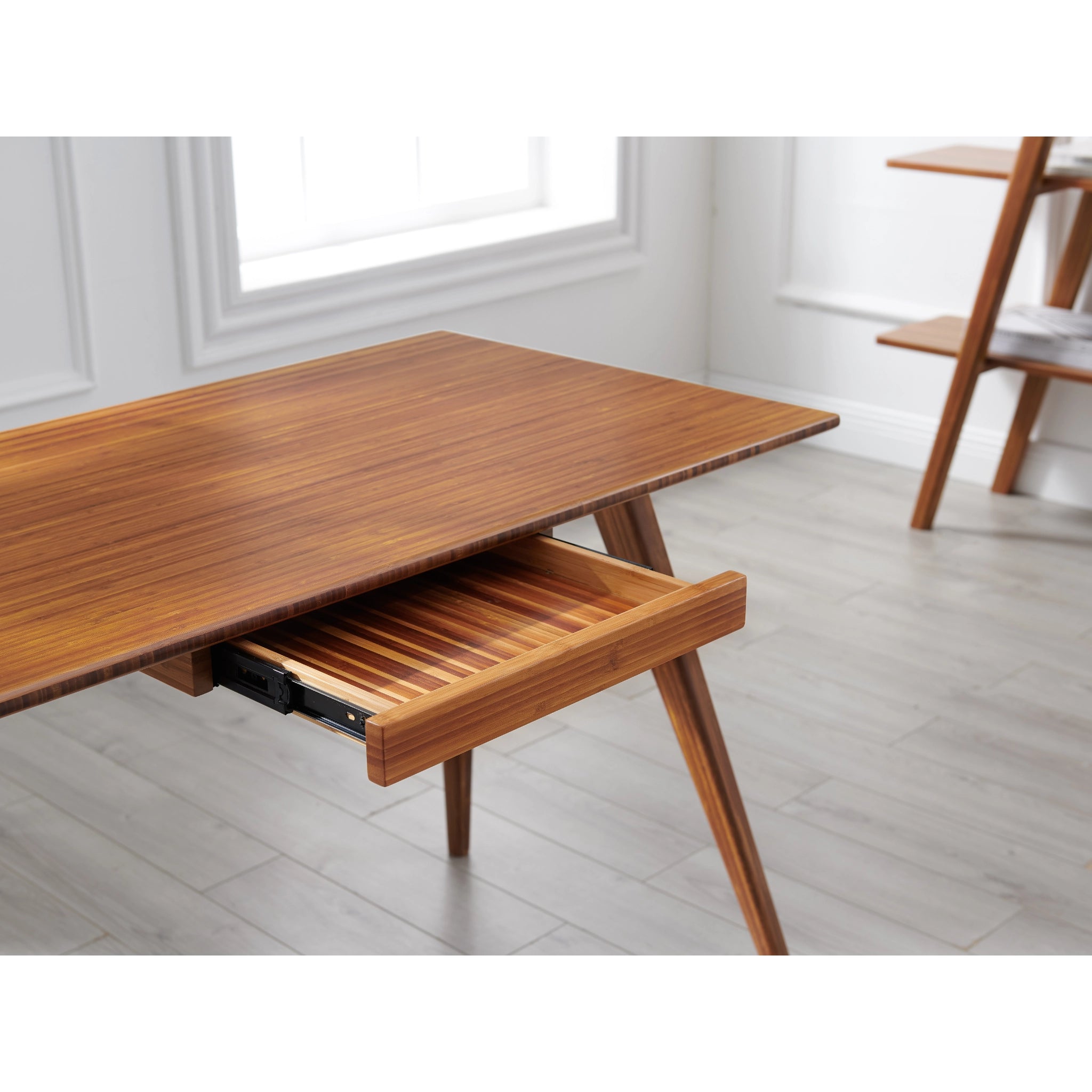 Solid Bamboo Studio Plus Writing Desk, Amber by Greenington image 5