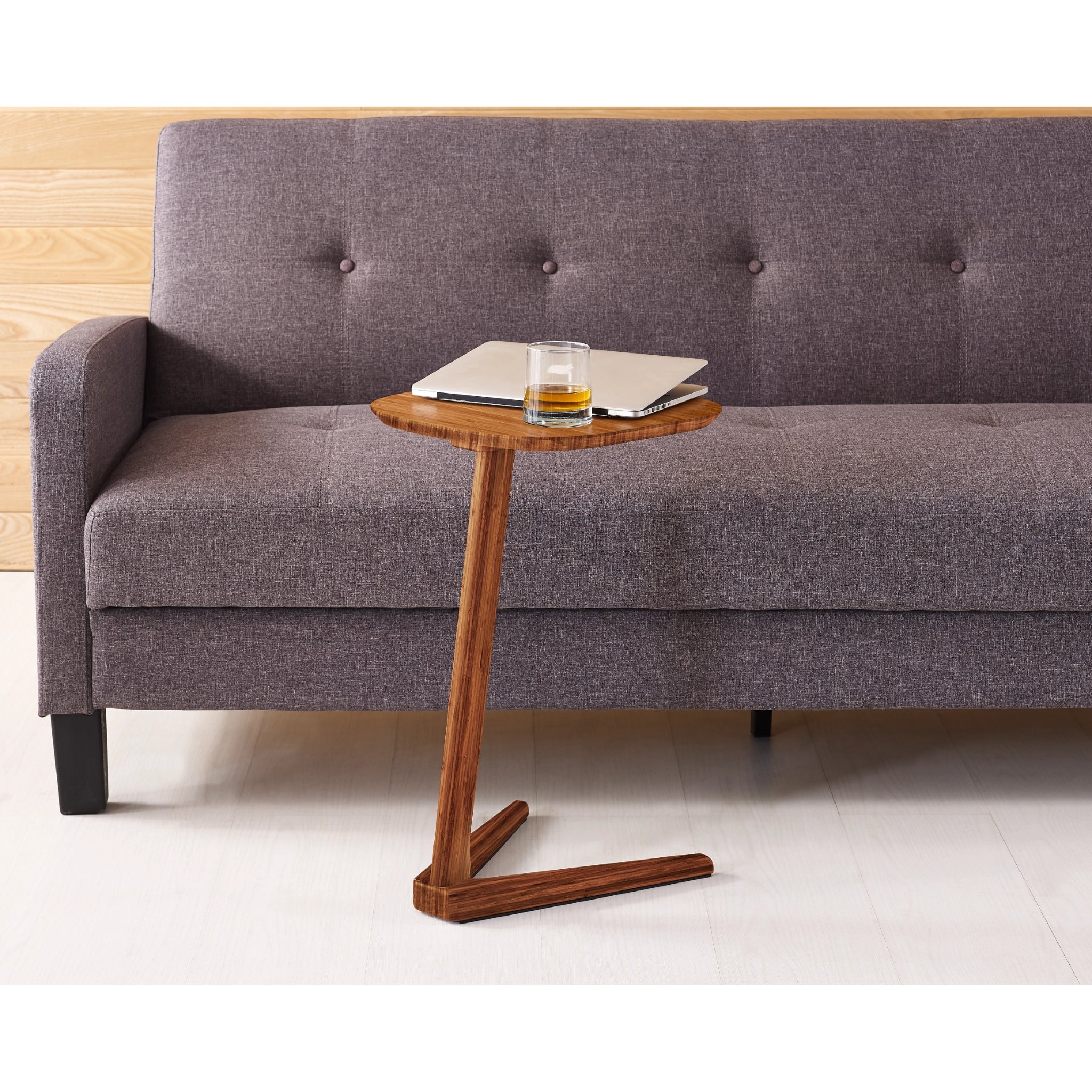 Solid Bamboo Thyme Side Table, Amber by Greenington image 4
