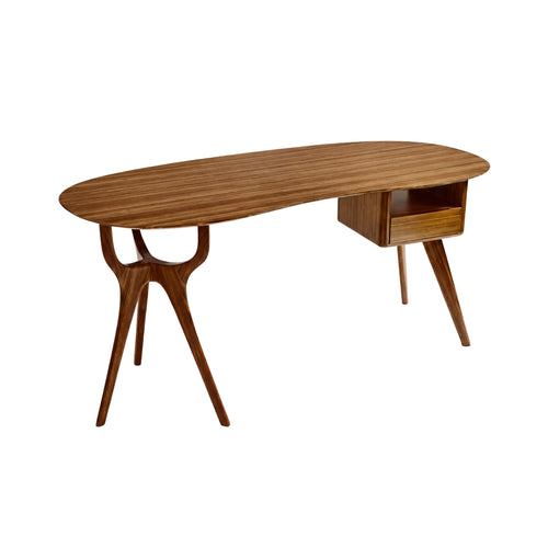 Solid Bamboo Writing Desk, Amber - Wynn by Greenington