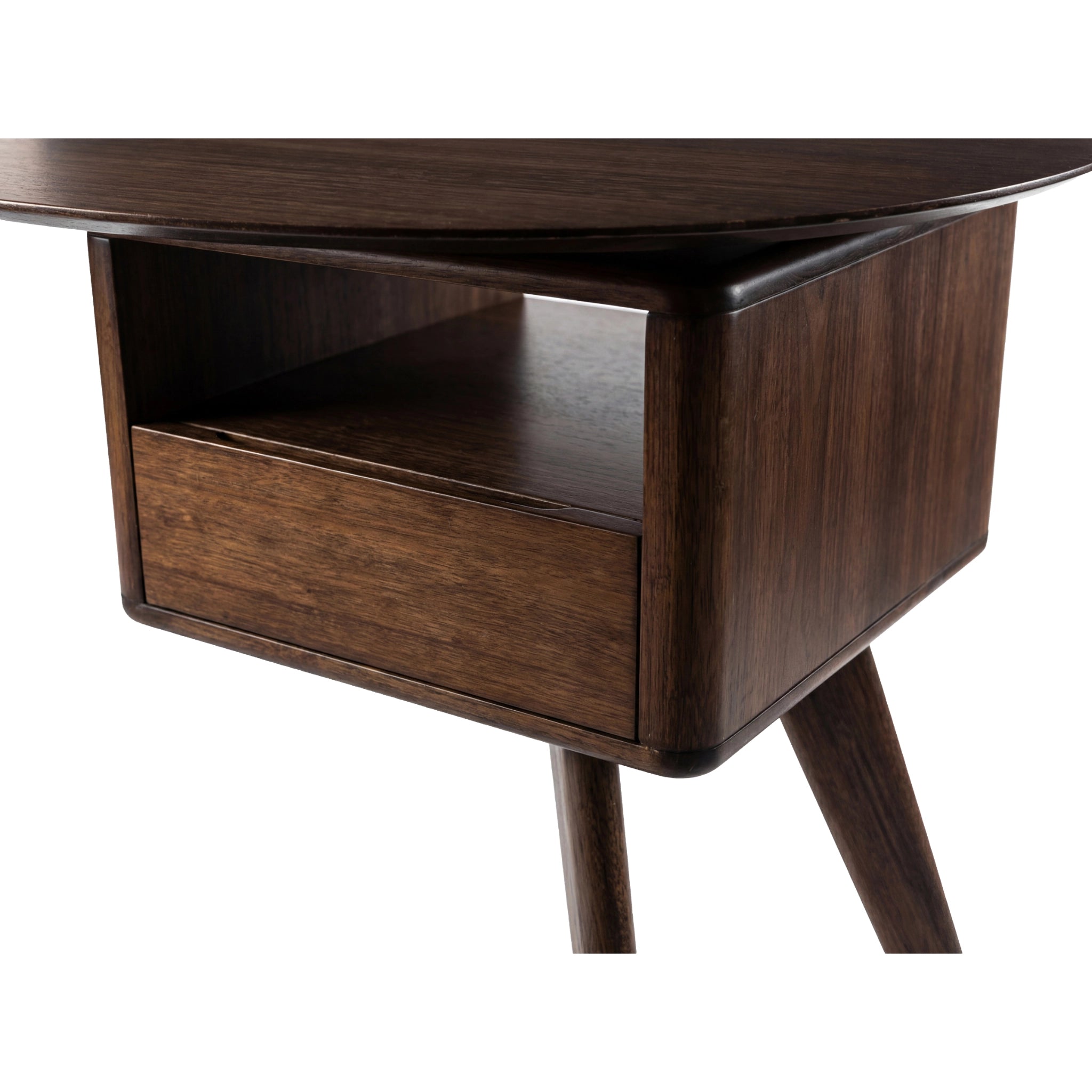 Solid Bamboo Wynn Writing Desk, Black Walnut by Greenington image 5