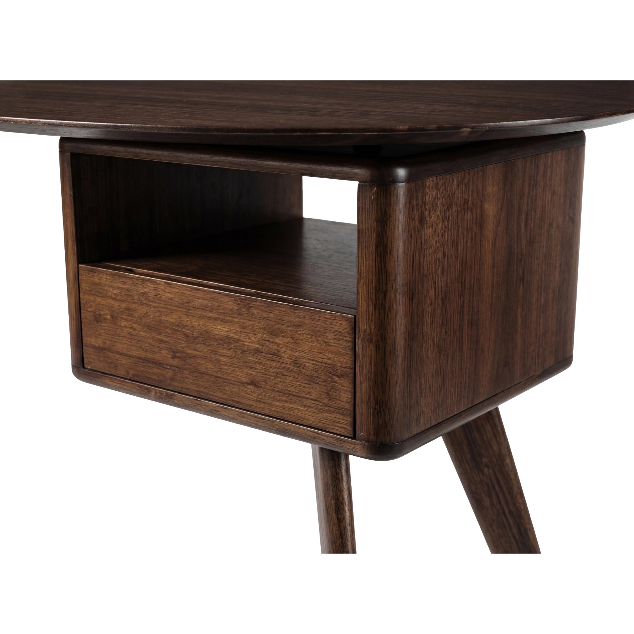 Solid Bamboo Wynn Writing Desk, Black Walnut by Greenington image 6
