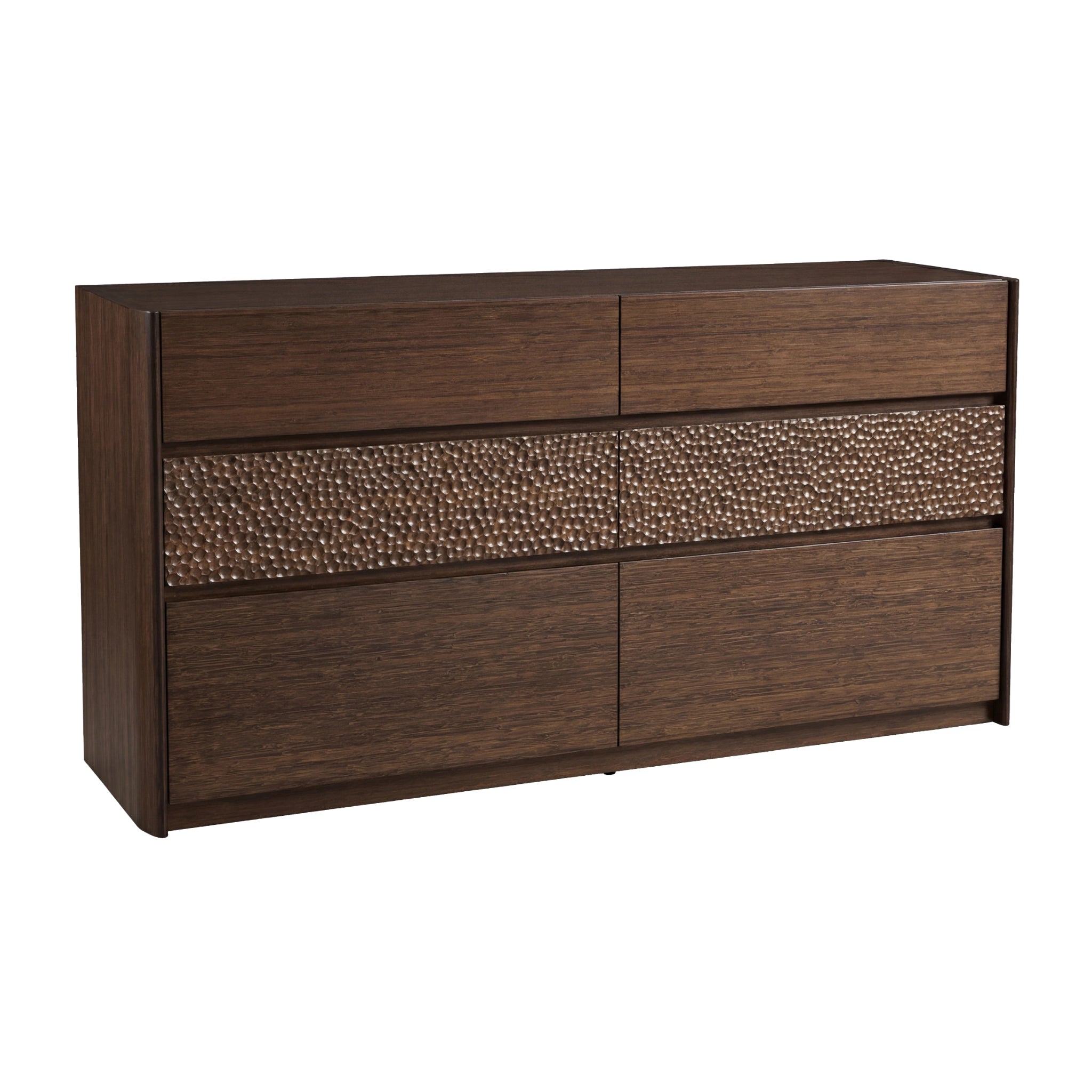 Solid Bamboo 4-Drawer Dresser Black Walnut - Zeva By Greenington Solid Bamboo 4-Drawer Dresser Black Walnut - Zeva By Greenington