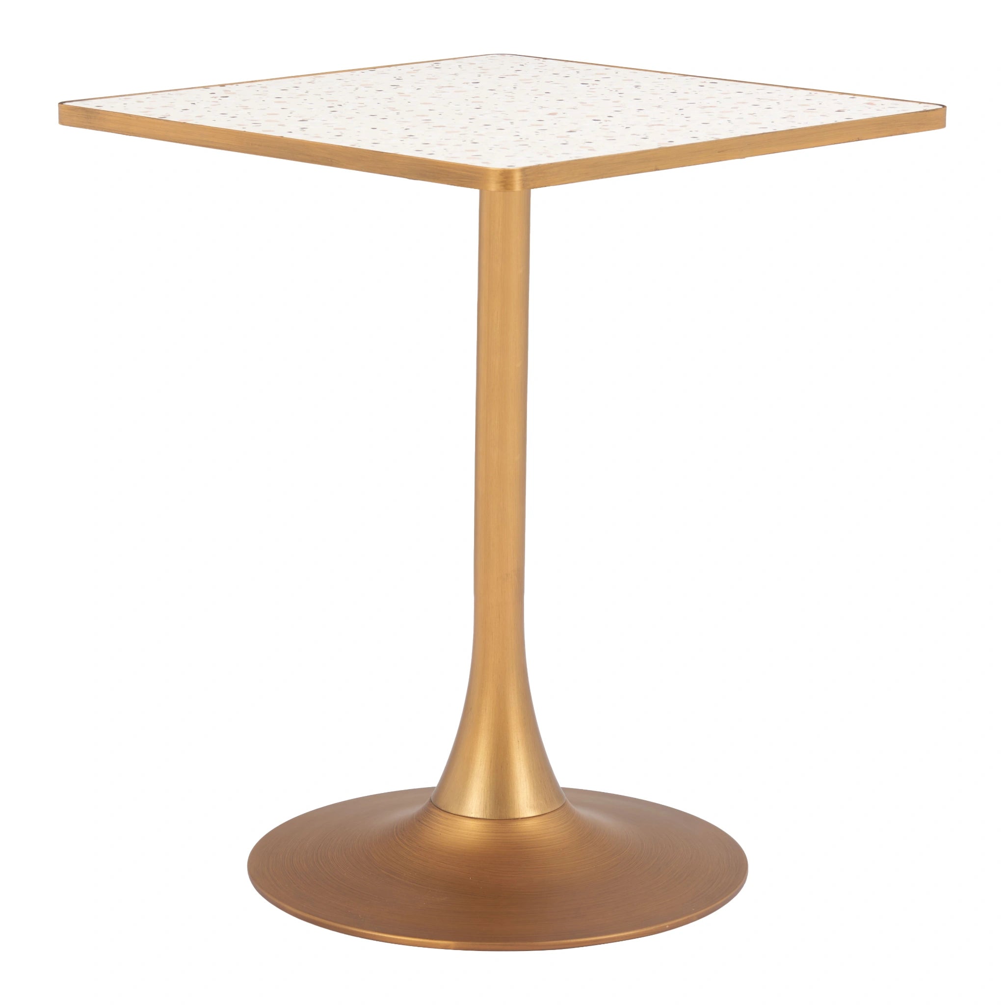 Spot Bistro Table Beige & Gold image 2