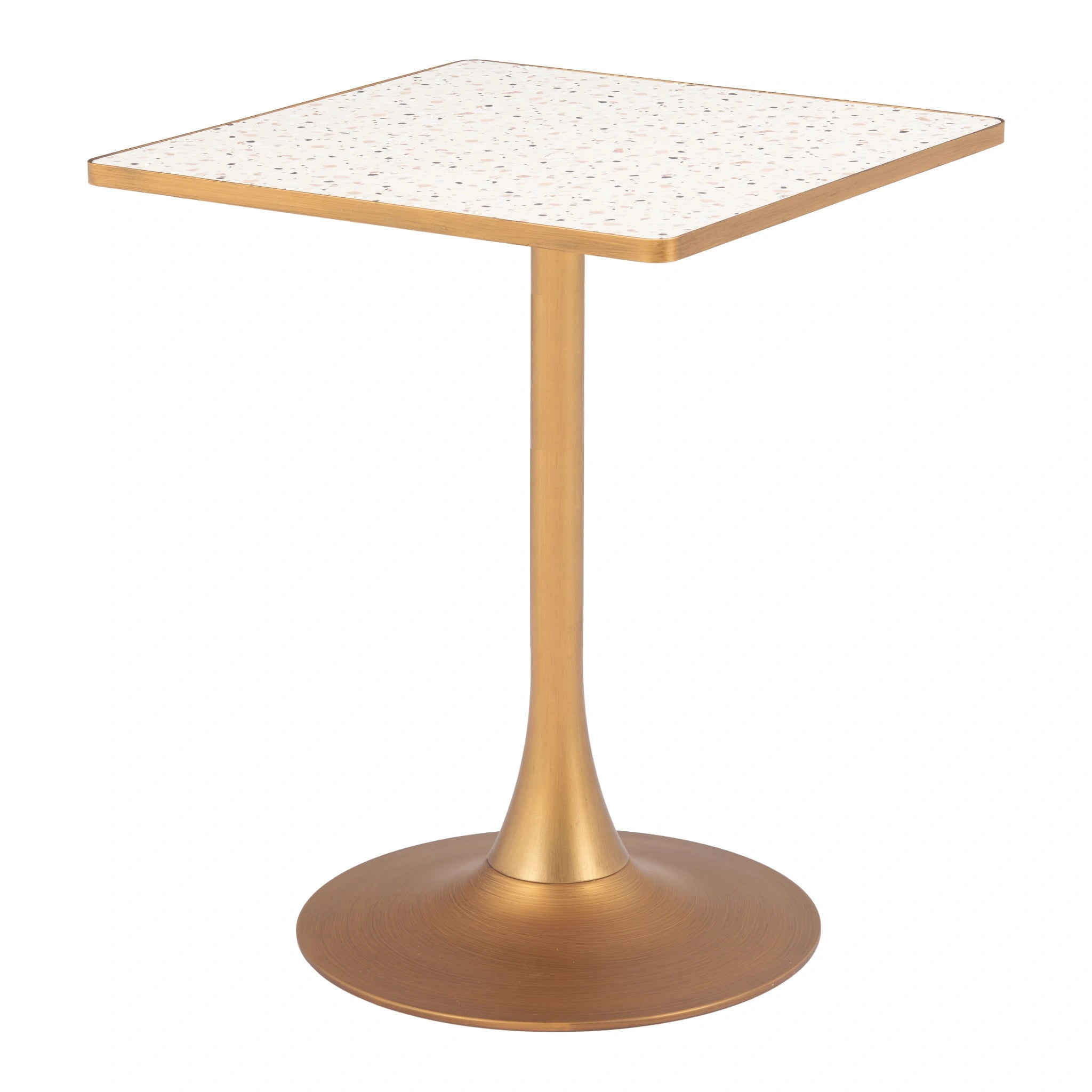 Spot Bistro Table Beige & Gold image 3