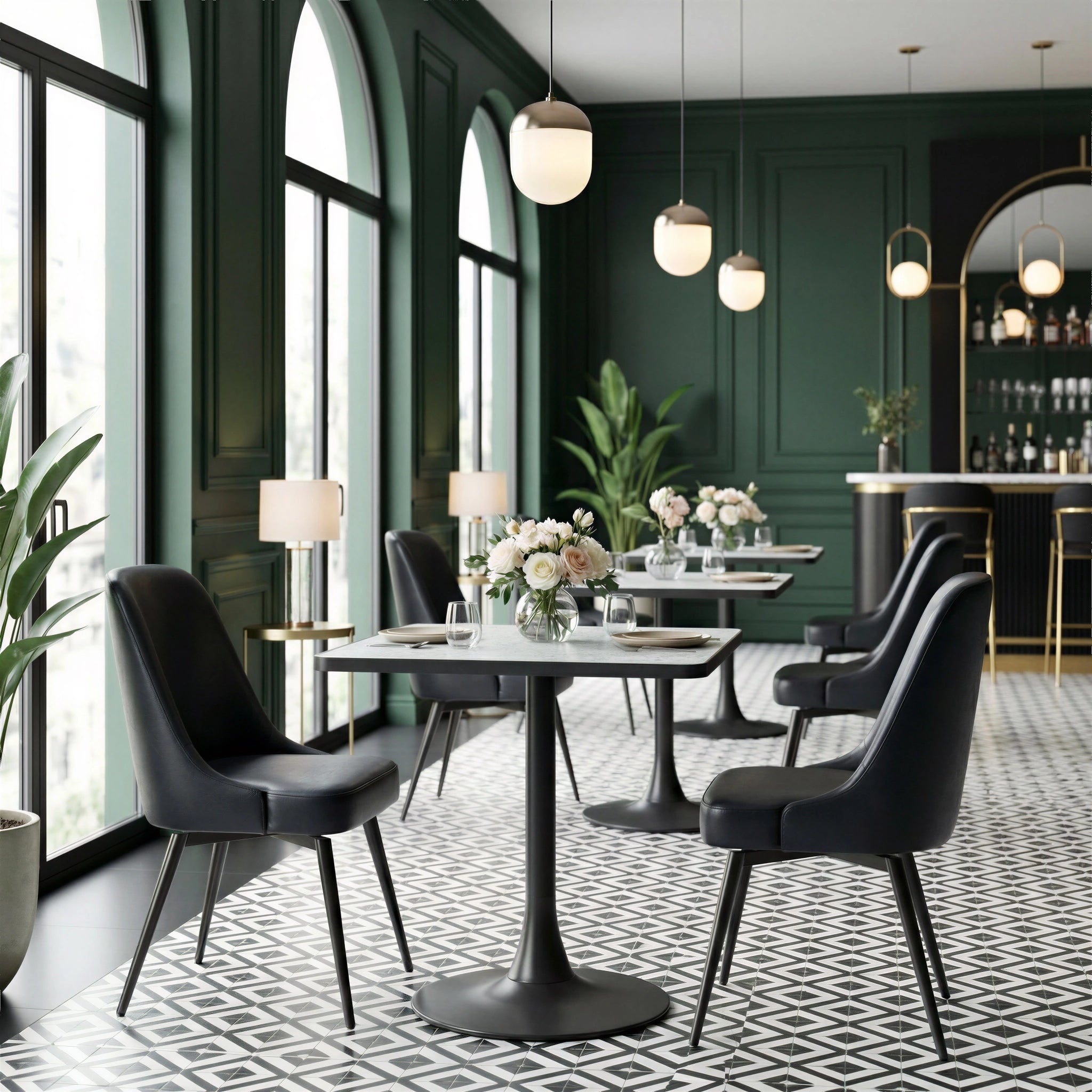 Spot Bistro Table Gray & Black image 8