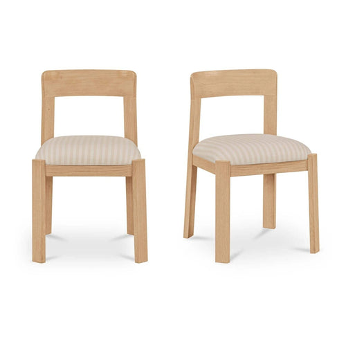 Stripe Dining Chairs Set of 2 (EF-1009-37) by Moe's Home Collection