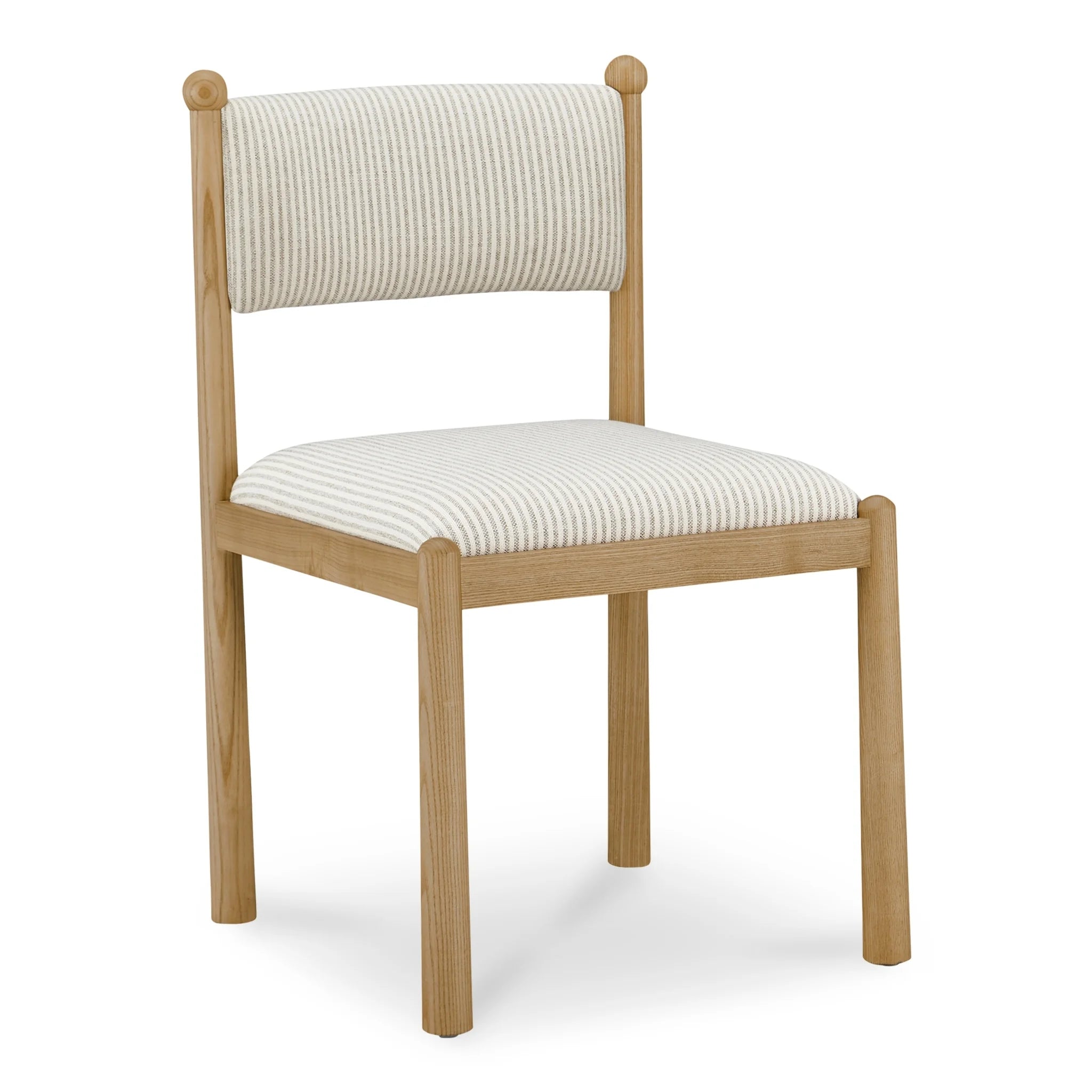 Stripe Upholstered Dining Chairs with Wood Frame Set of 2 (EW-1032-37) by Moe's Home Collection image 6
