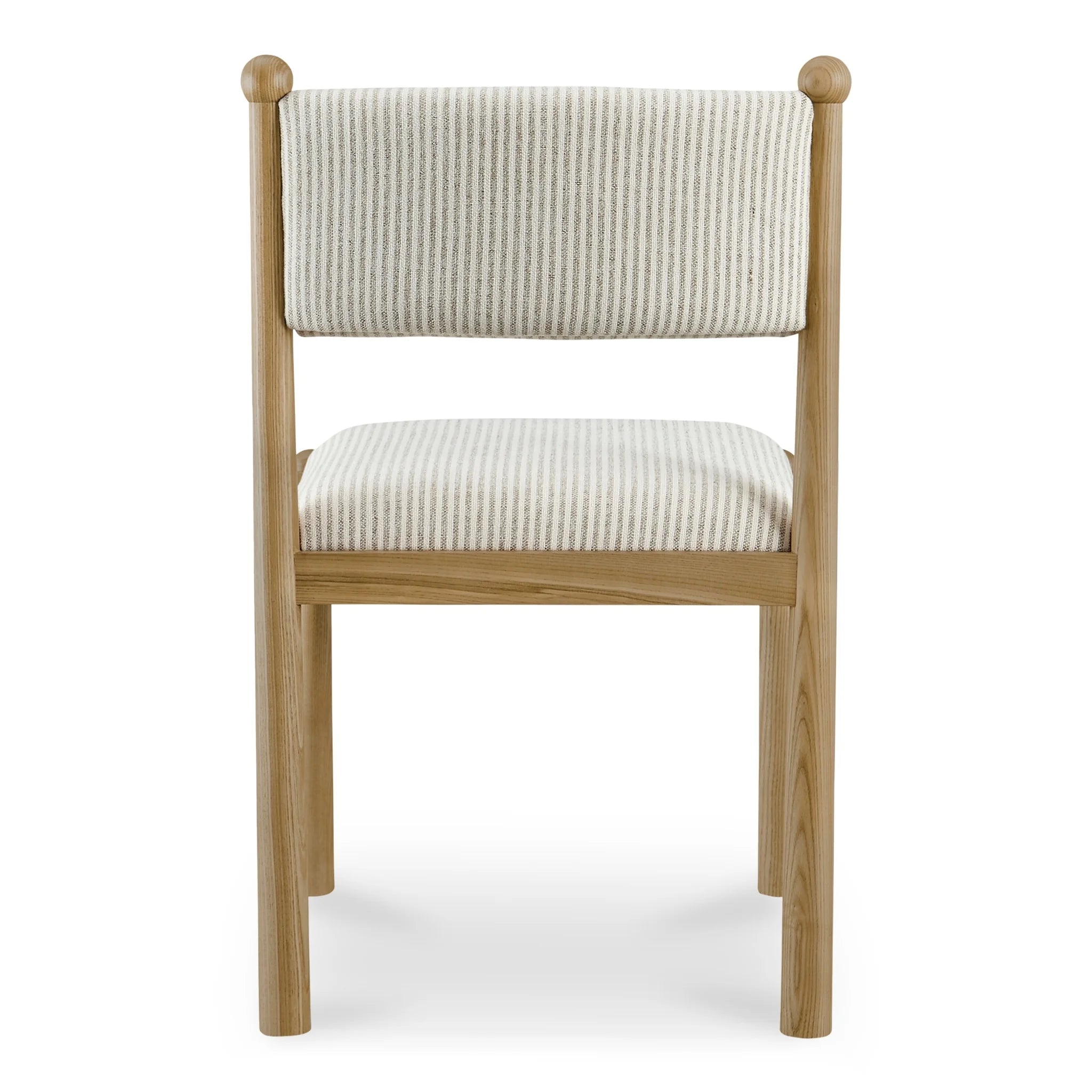 Stripe Upholstered Dining Chairs with Wood Frame Set of 2 (EW-1032-37) by Moe's Home Collection image 8