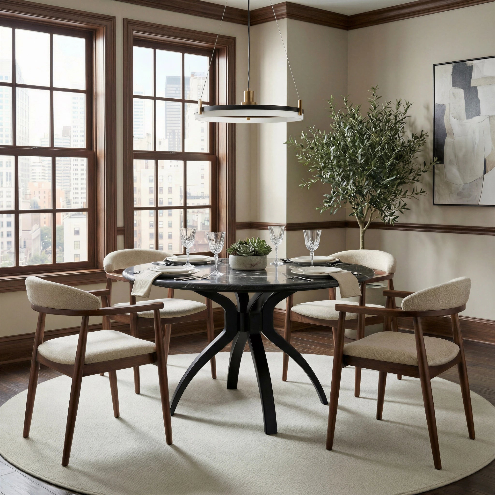 Sumay Dining Table Black image 9