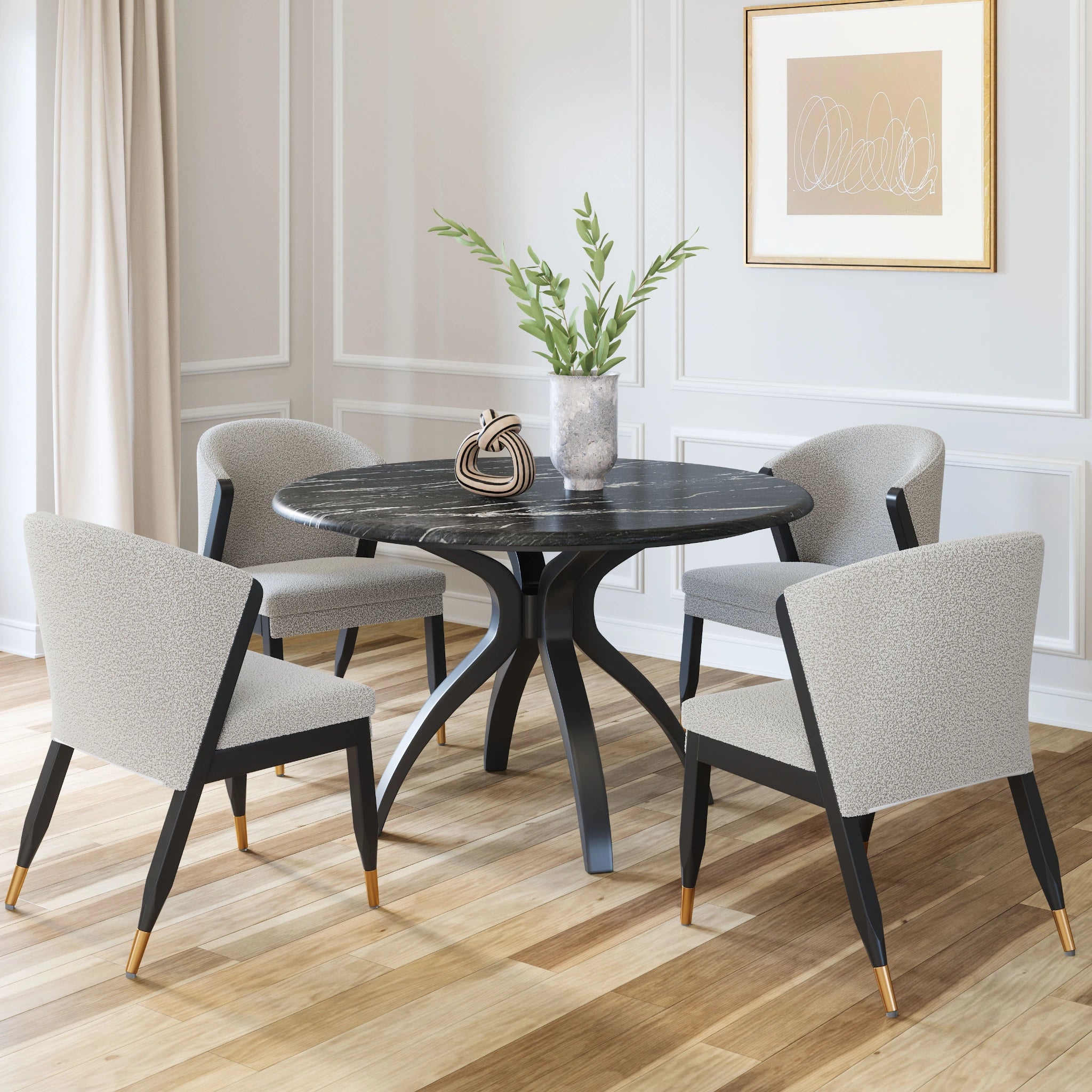 Sumay Dining Table Black image 8
