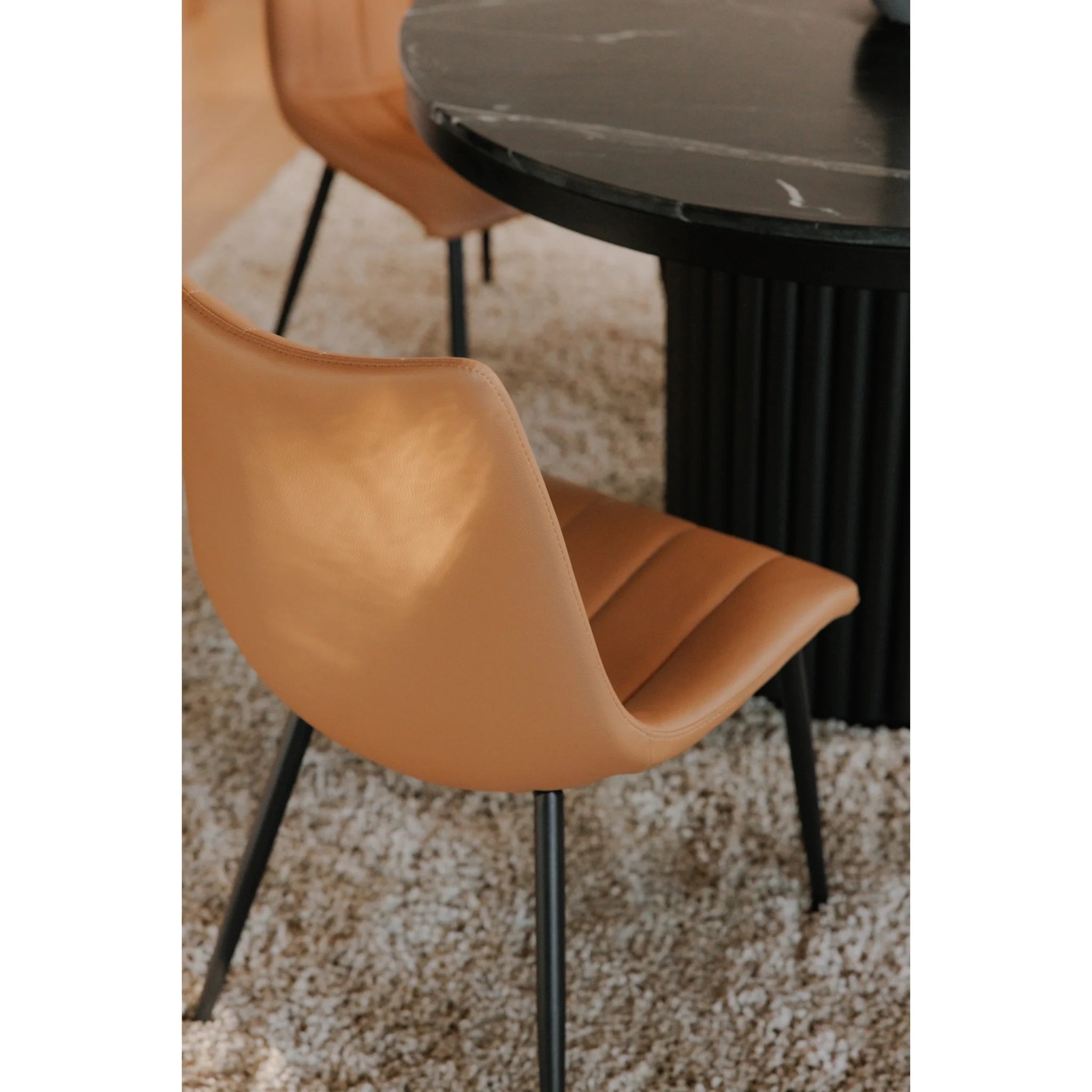 Tan Dining Chairs Set of 2 (UU-1022-21) by Moe's Home Collection image 2