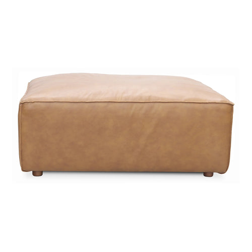 Tan Leather Modular Ottoman (XQ-1003-40) by Moe's Home Collection