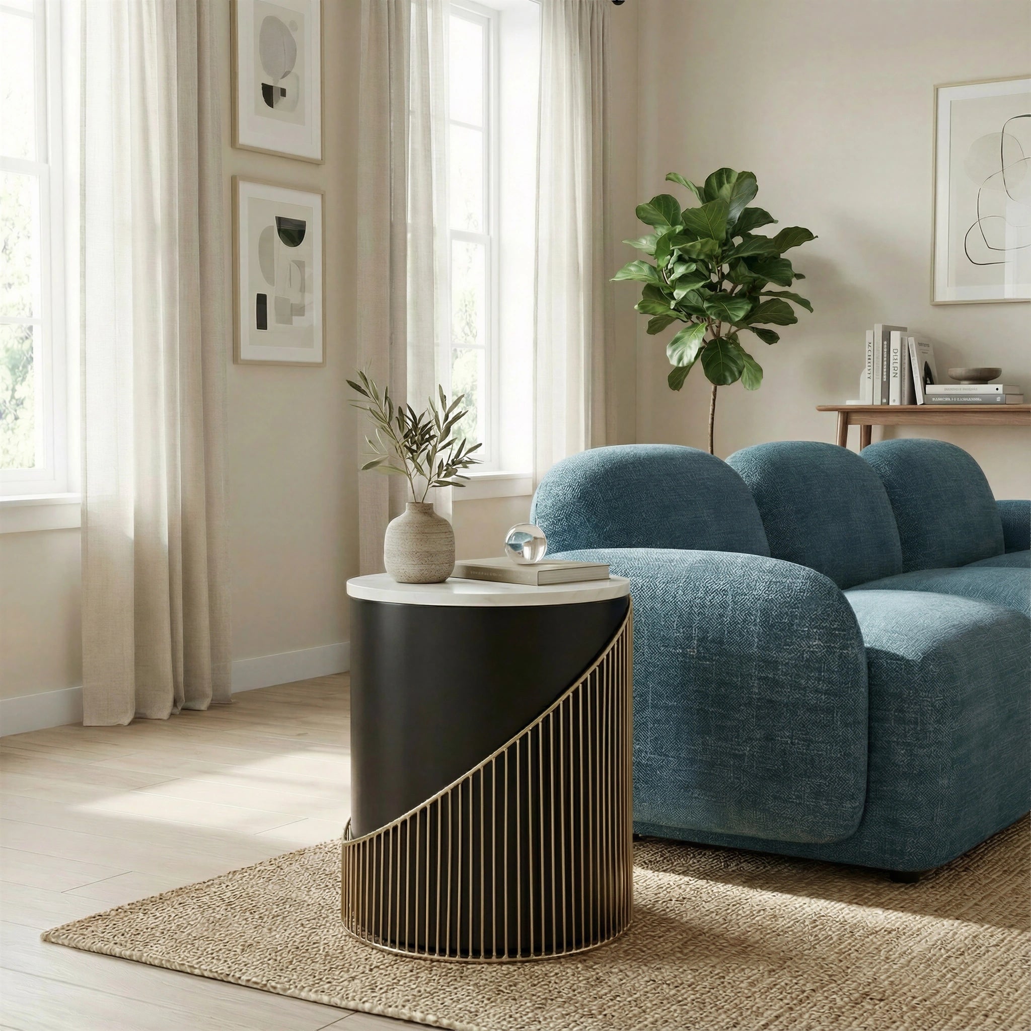 Tova Side Table Multicolor image 7