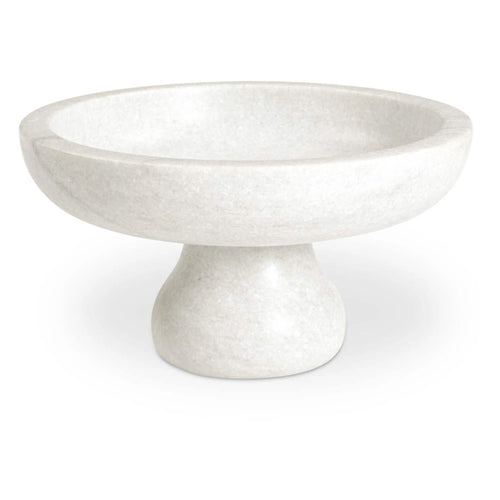 White Marble Pedestal Bowl (PZ-1023-18) by Moe's Home Collection