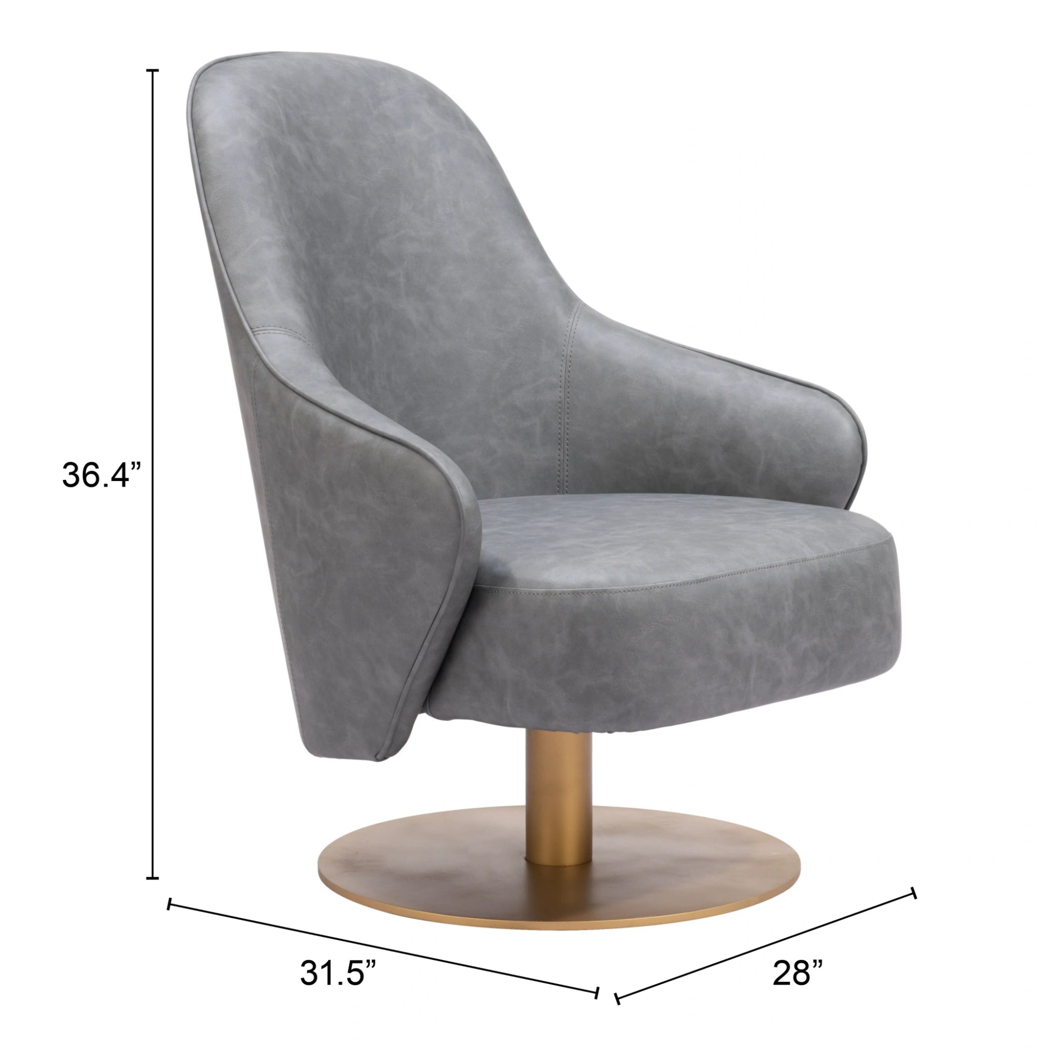 Withby Accent Chair Gray image 9
