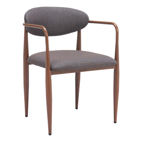 Truffle Gray Fabric Dining Chair | Set of 2